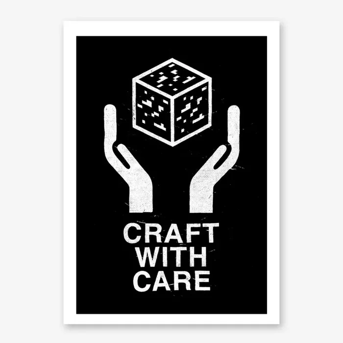 Craft With Care 2 Art Print by Florent Bodart