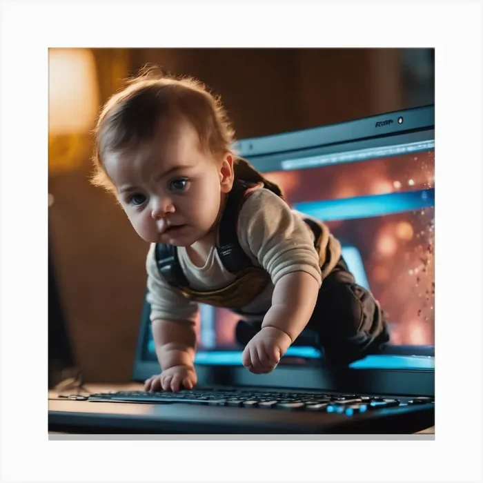 Crankbaby Gaming Canvas PrintAA by Artistic Algorithms