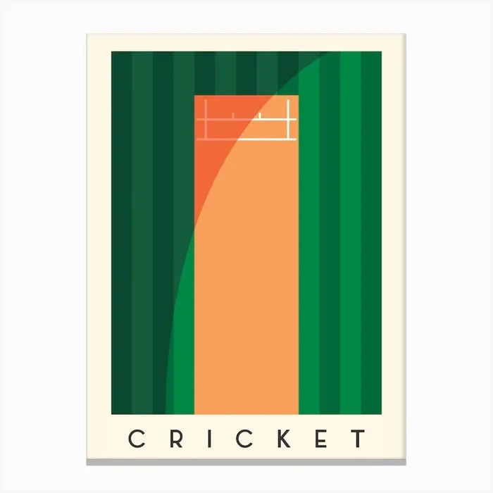 Cricket Minimalist Illustration Canvas Print by Sera/Lina LAB