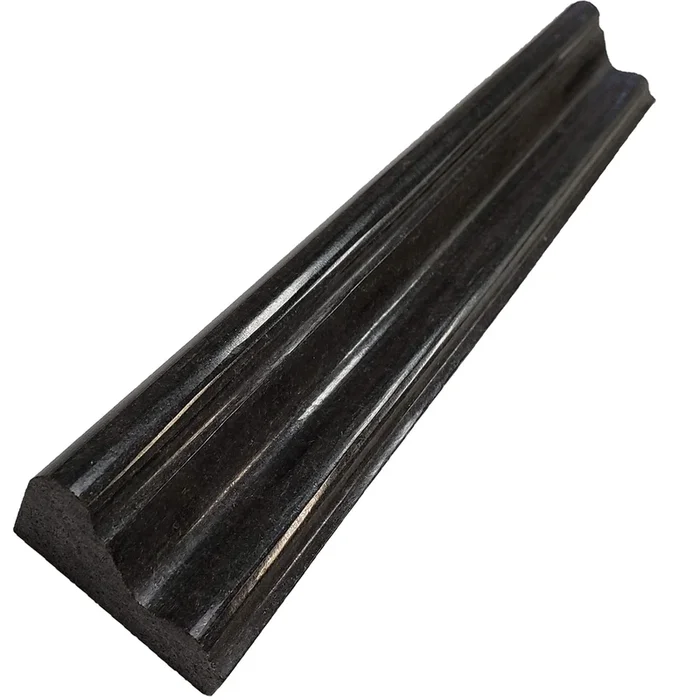 Crown Molding Absolute Black Granite Polished