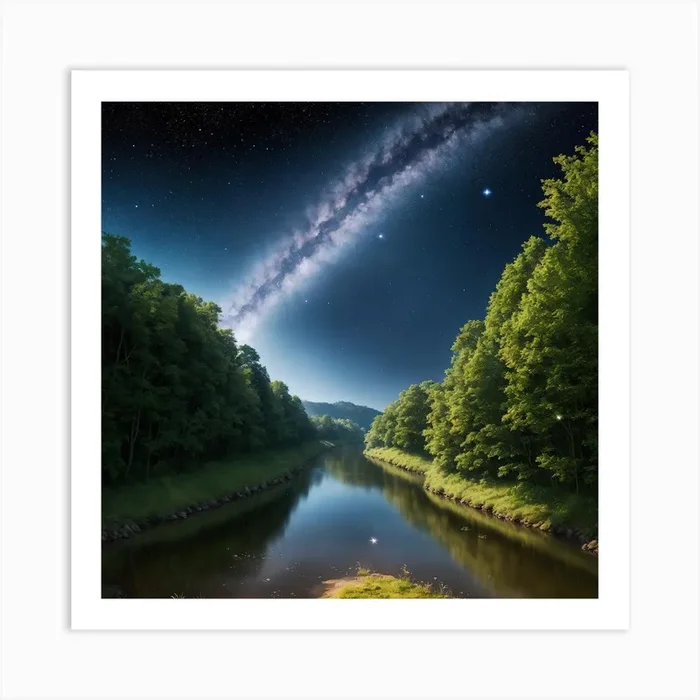 crystal night 4 Art Print by CreoDesign