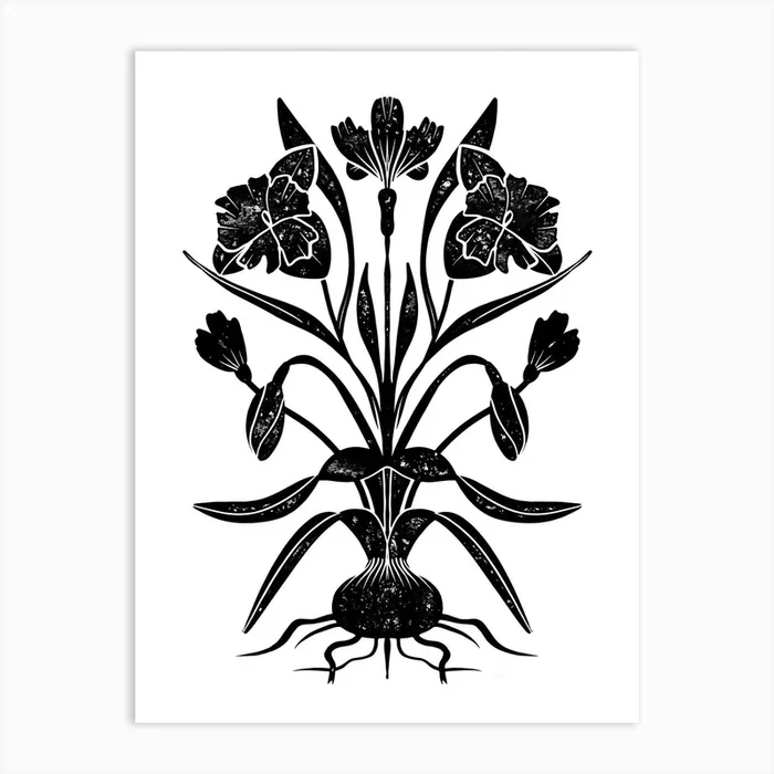 Daffodil March Art Print by Amy Louise Baker