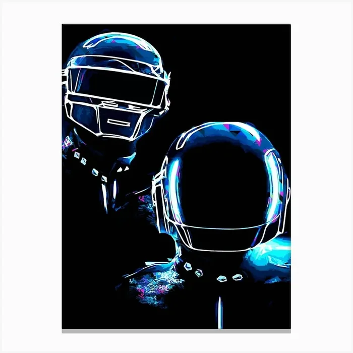 Daft Punk 11 Canvas Print by music soul
