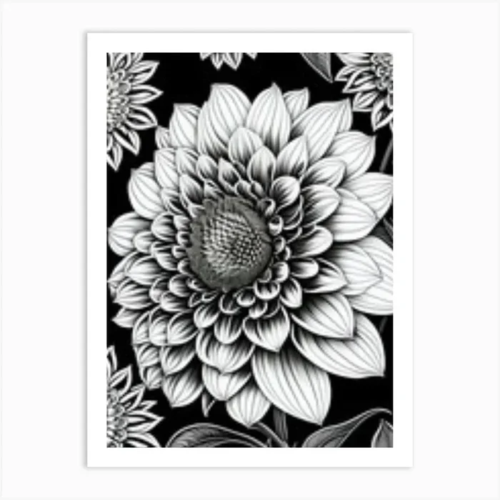 Dahlia 3 Art Print by Super_Art