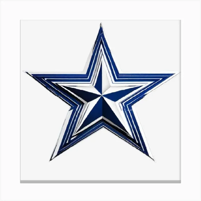 Dallas Cowboys Logo 1 Canvas Print by ArtisticQuotesOfLife