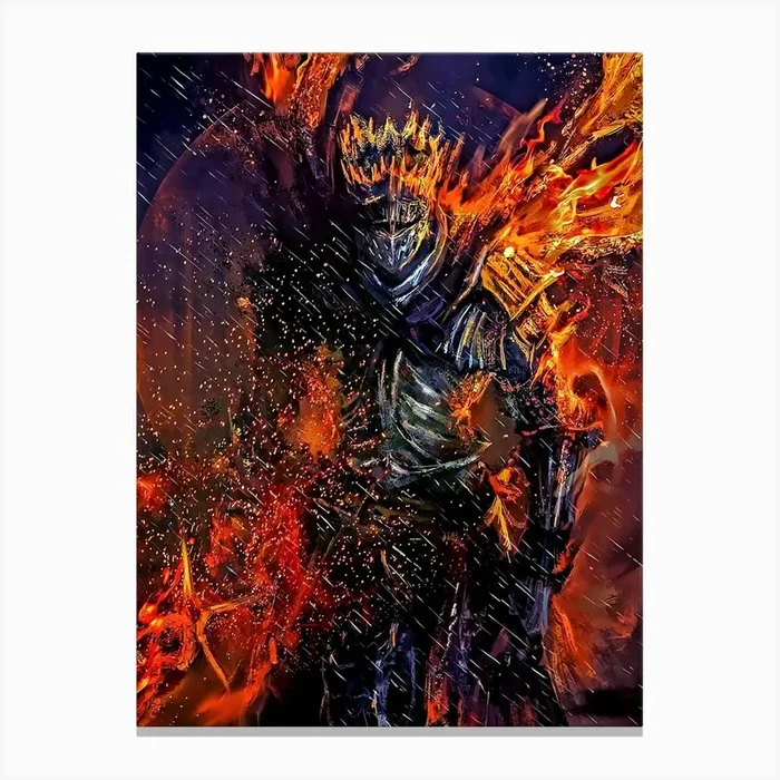 Dark Souls game Canvas Print by ontoseno