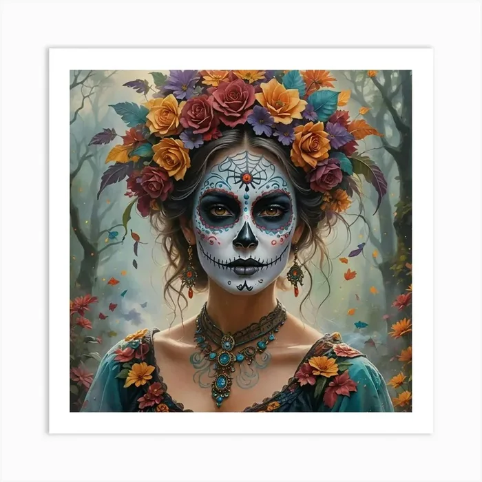 Day Of The Dead Art Print by nemesis