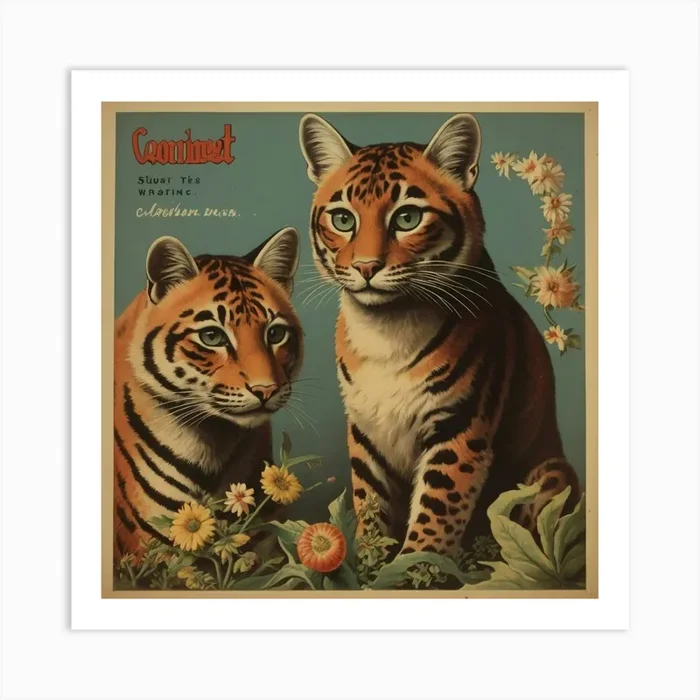 Default Default Vintage And Retro Animal Advertising Aestethic 2 Art Print by ontoseno