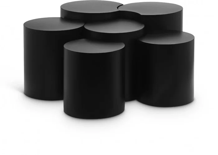 Dimple Iron Nesting 6pc. Modular Coffee Table