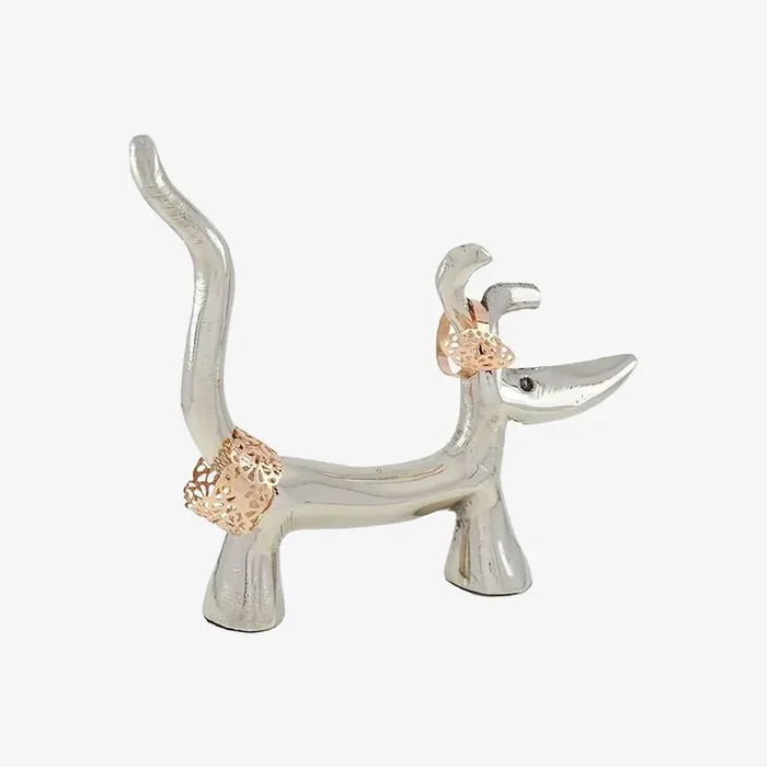 Dog Ring Holder – Silver by A Dose of Whimsy