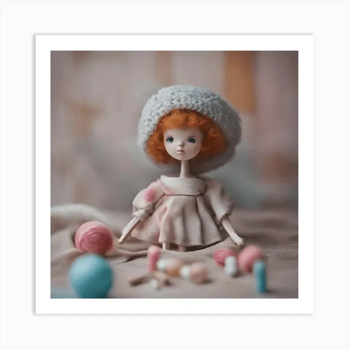 Doll By Alexandra Art PrintN by nawwwaz