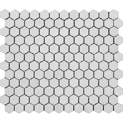 Dolomiti Polished Marble Mosaic Hexagon 1 “