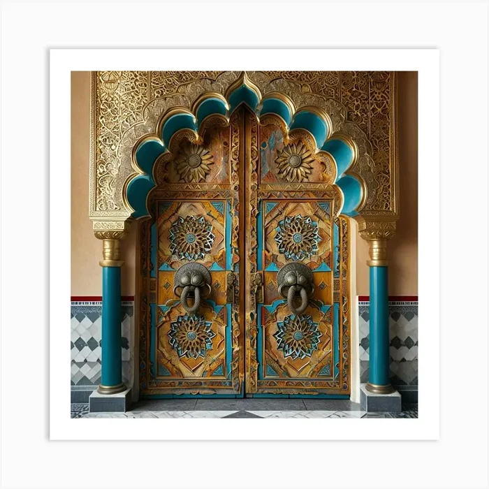 Door To The Palace Art Print by Aise06