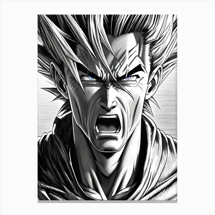 Dragon Ball Z Wallpaper 13 Canvas PrintA by AImagine