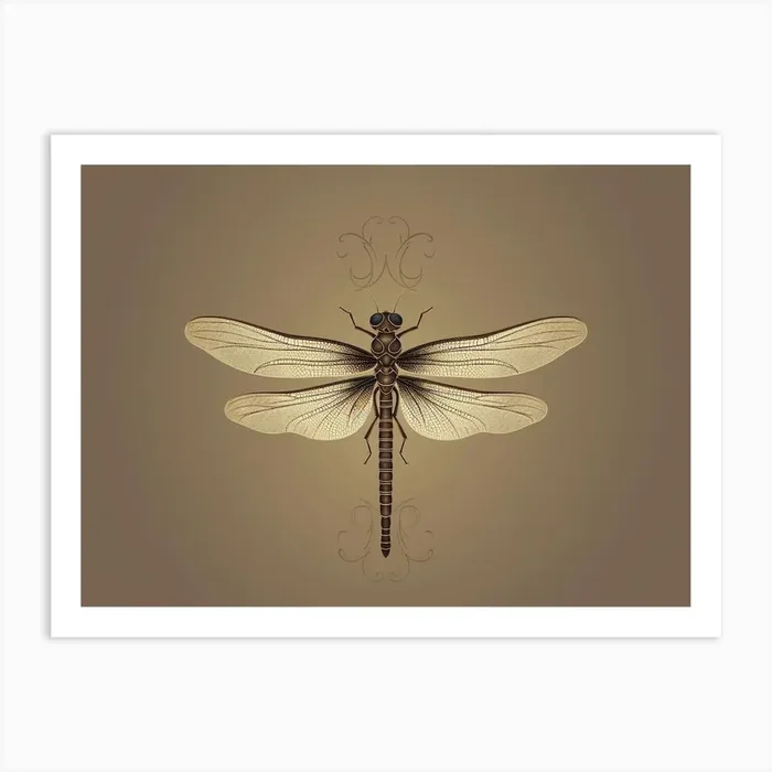 Dragonfly Common Baskettail Epitheca 8 Art Print by Dragonfly Dreams