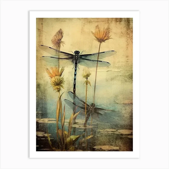 Dragonfly Wetlands 2 Art Print by Dragonfly Dreams
