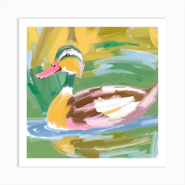 Duck 11 Art Print by Lisa Baum
