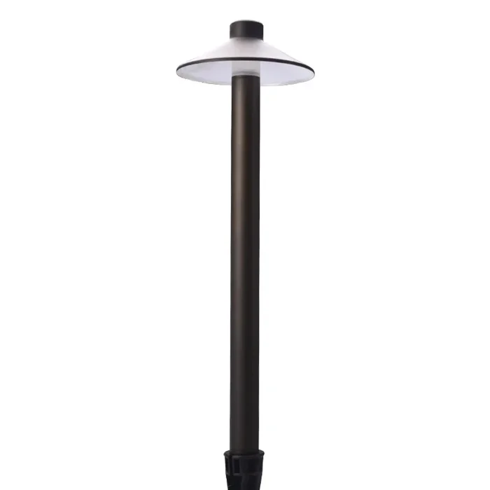 Durable Brass Integrated Exterior Path Light with 72 ” Wire for Garden Lighting