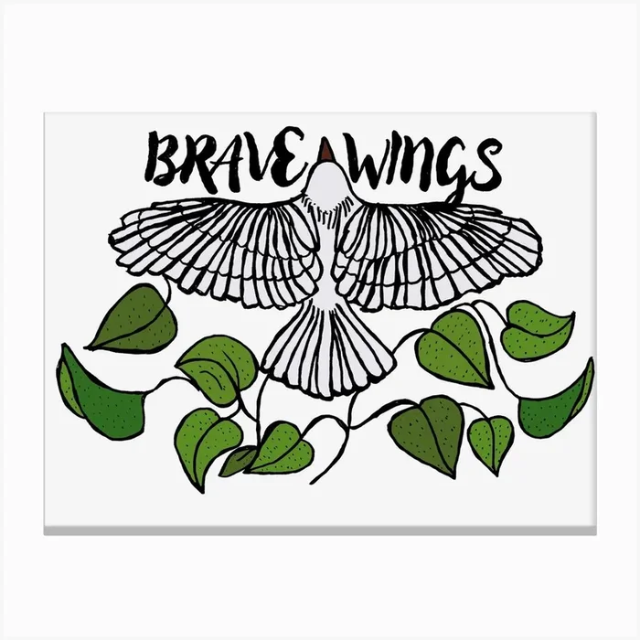 Eagle In Flight Canvas PrintB by BALCONYDOORS