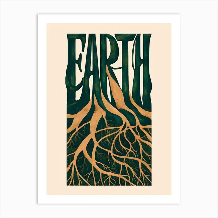 Earth Art Print by Andreas Magnusson