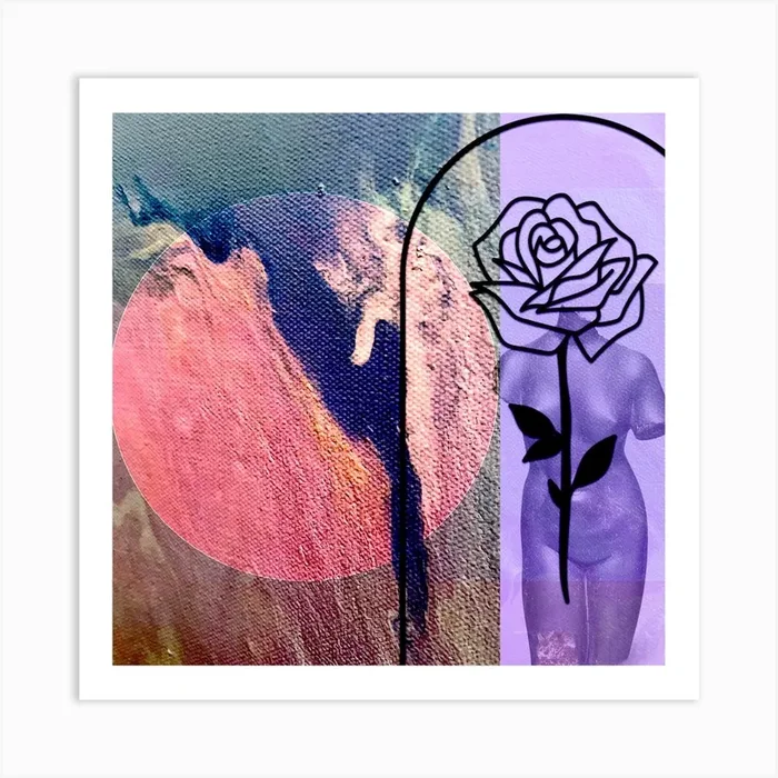 Eros Dripping Art Print by St. Vesta Studio