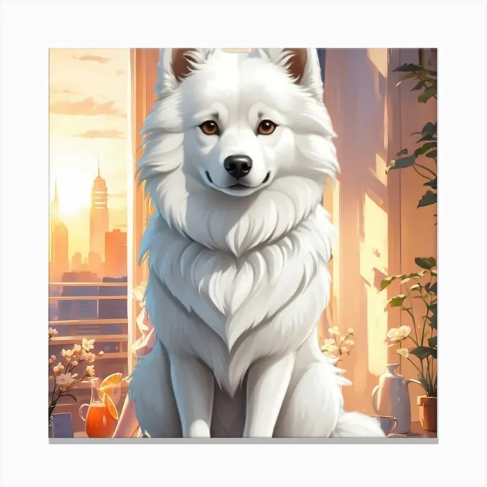 Eskimo Dog Canvas PrintT by tahatiho55