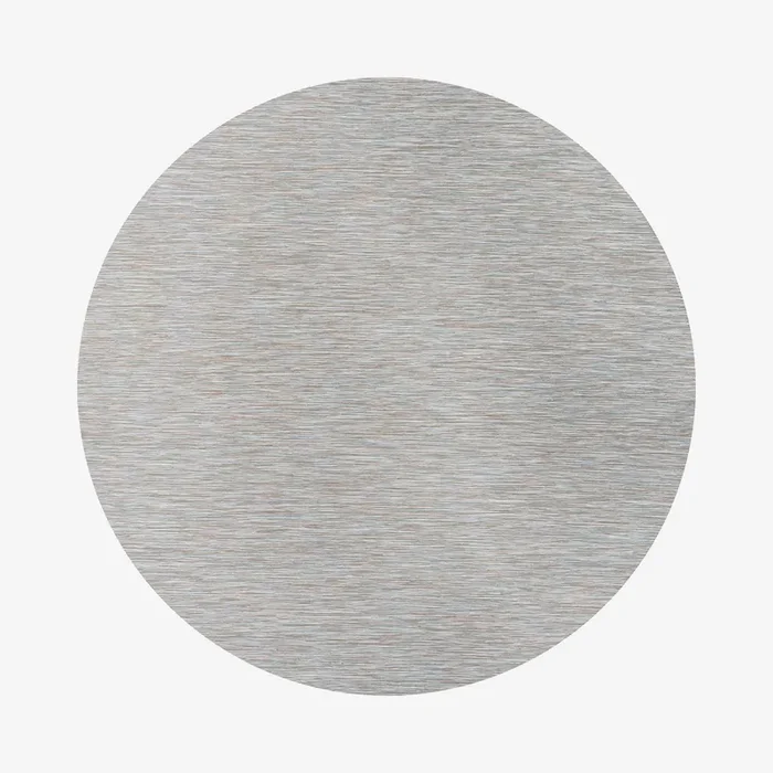 Ethan Modern Flatweave Solid Round Area Rug – Grey by JONATHAN Y