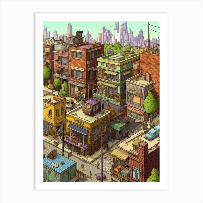 Everett Retro Pop Art 9 Art Print by PixelPerfect