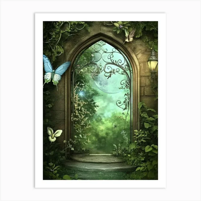 Fairy Door Art Art PrintS by Saiful