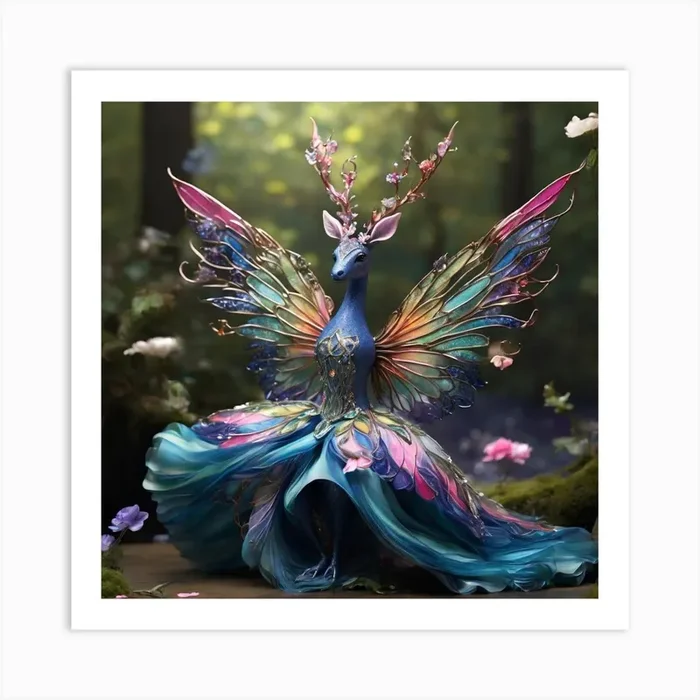 Fairy Faerie Art PrintA by Amine