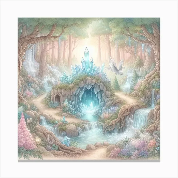 Fairytale Forest 9 Canvas Print by neroo