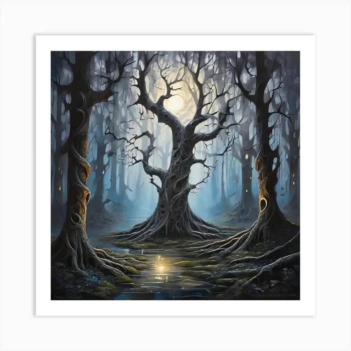 Fairytale Forest Art PrintH by hakim