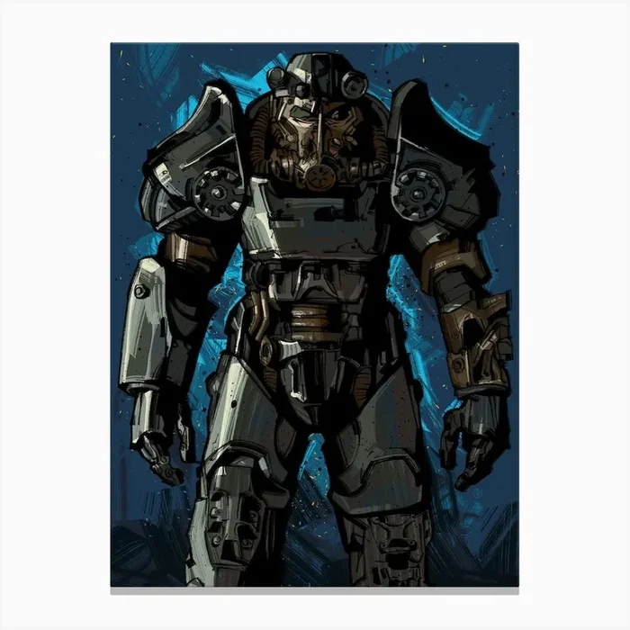 Fallout 1 Canvas Print by Nikita Abakumov