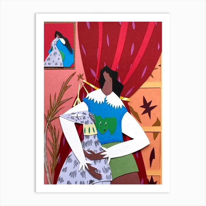 Family Of 2 Art Print by The Small Illustrator