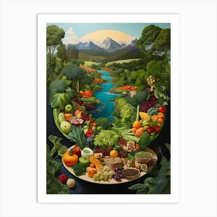 Feast For The Eyes Art Print by WaveArt Studios