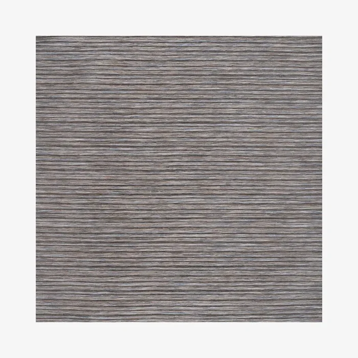Finn Modern Farmhouse Pinstripe Square Area Rug – Dark Grey / Blue by JONATHAN Y