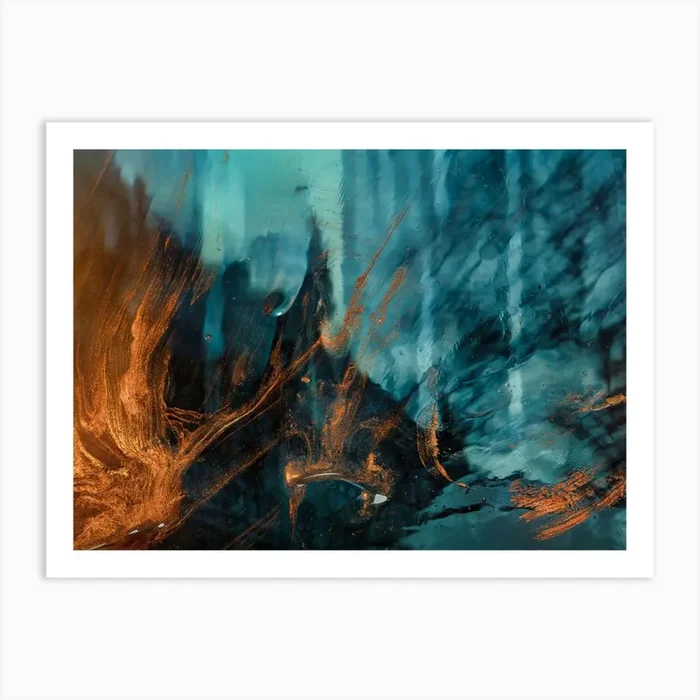 Fire And Ice Art Print by Art shop