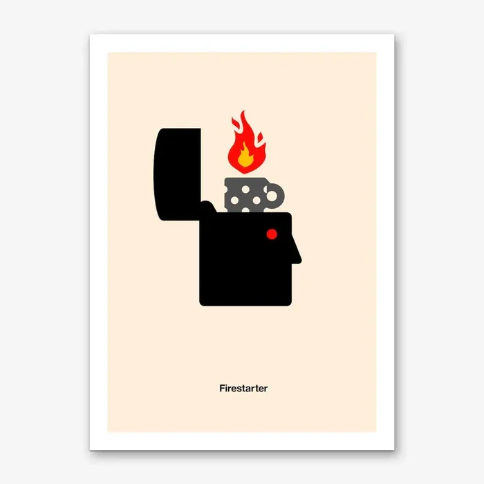 Firestarter Art Print by Viktor Hertz