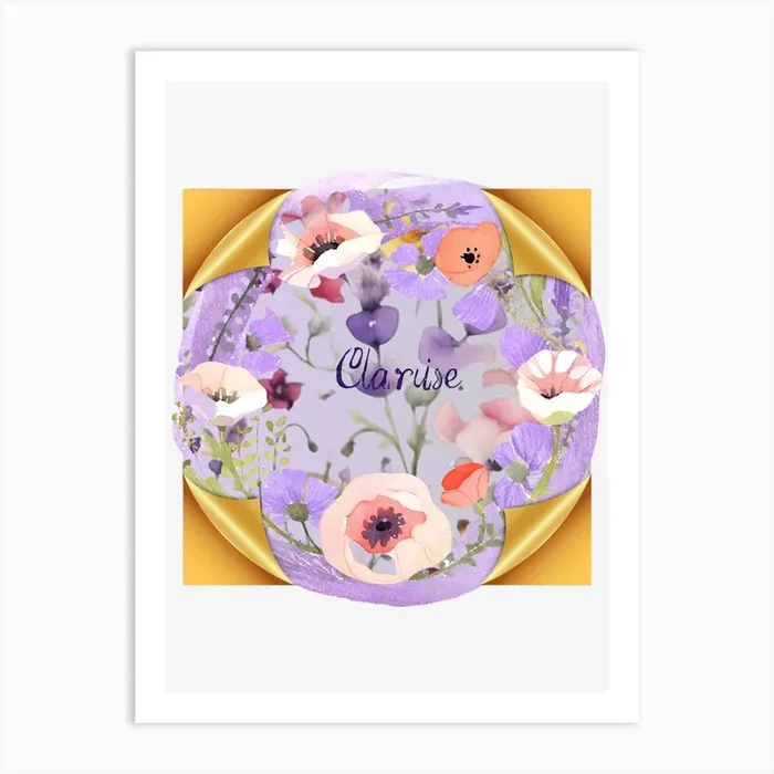 Floral Arrangement Art PrintL by LuciaGeorge