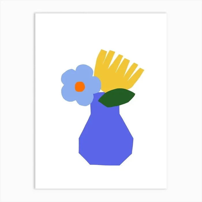 Flower Vase 1 Art Print by Lisa Jasmin Bauer