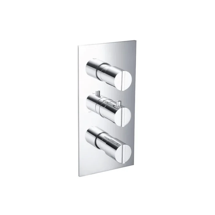 Flusso 145.4401 3/4 ” Thermostatic Valve and Trim – 2 Outputs