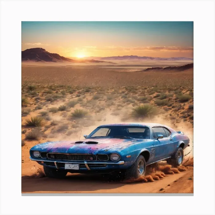 Ford Mustang Canvas Print by ArtisticQuotesOfLife