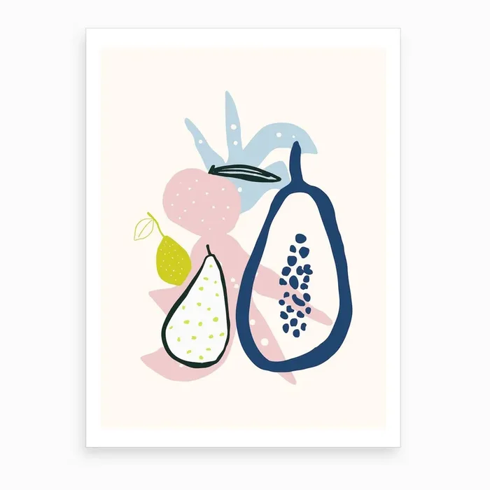 Fruits Art Print by Ani Vidotto
