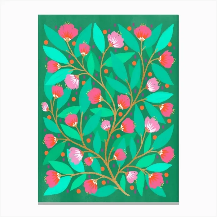 Garden Vines Canvas PrintJP by Jess Phoenix