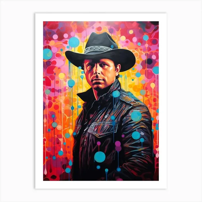 Garth Brooks (3) Art Print by ftoreycynae