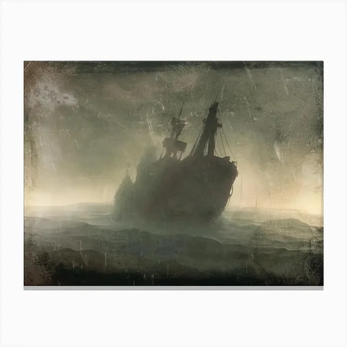 Ghost Ship V Canvas Print by CMaitland