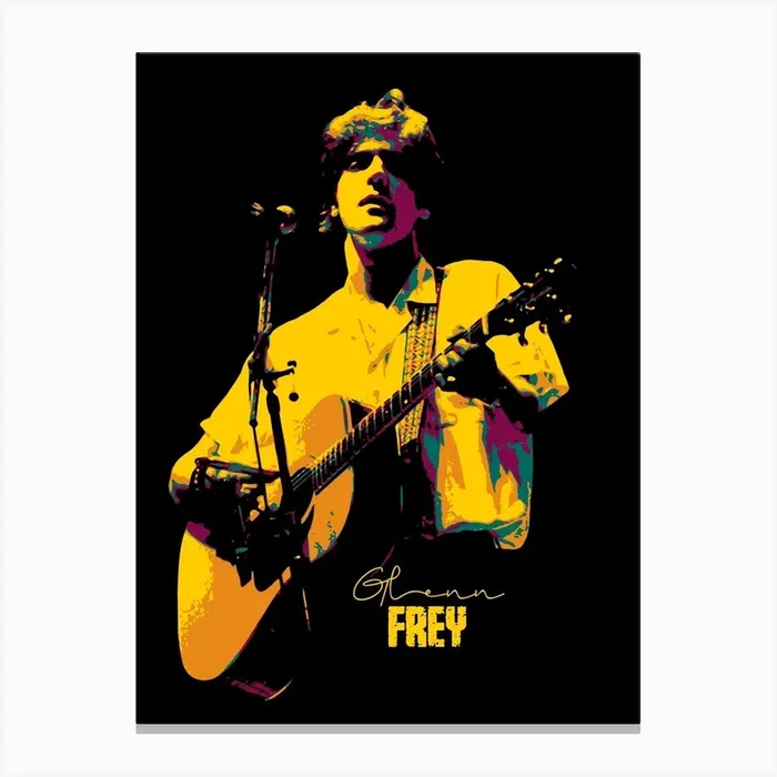 Glenn Frey Music Legend Canvas PrintAB by Andika Bahtiar