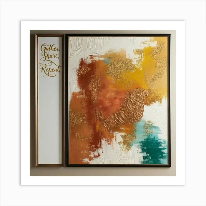 Golden Return Art Print by Akki art
