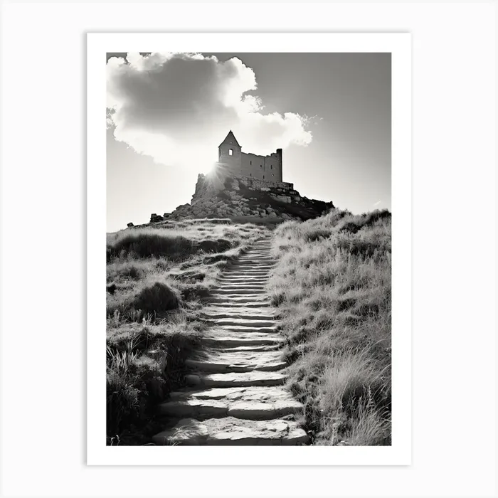 Gozo, Malta, Black And White Photography 2 Art Print by Monochrome Vistas