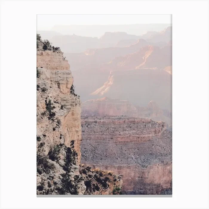 Grand Canyon Cliffs Canvas Print by Indio Page